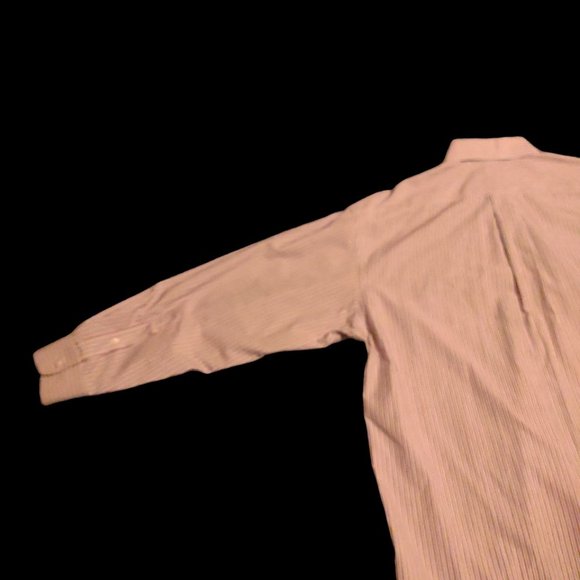 Jos. A. Bank Travelers Collection 16-33 Dress Shirt White/Red/Black Pins… - Picture 6 of 7